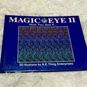 🔴2/$10 Magic Eye II 3D Illusion Book